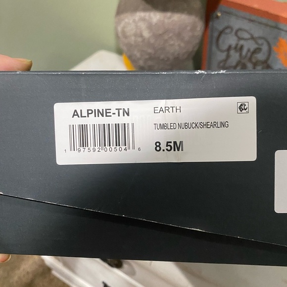 Eileen Fisher Womens 8.5 Alpine Earth Wedge Booties Shearling Lined Nubuck - Picture 8 of 10